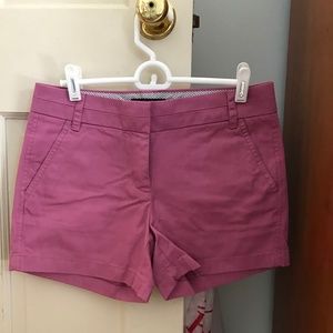 Purple Chino Shorts
